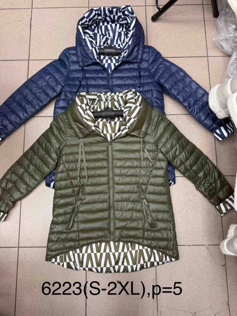 Kurtki damskie cienki Roz S-2XL ,1 Kolor Paczka 5 szt 1